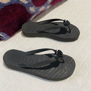 Gucci Black Flip Flops